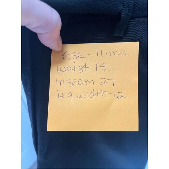 NWT Mavi high waisted wide leg black pants Size 4 - Picture 8 of 8